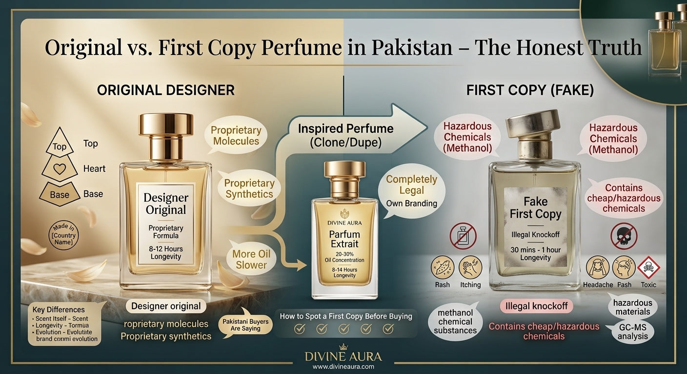 Original vs First Copy Perfume in Pakistan – The Honest Truth