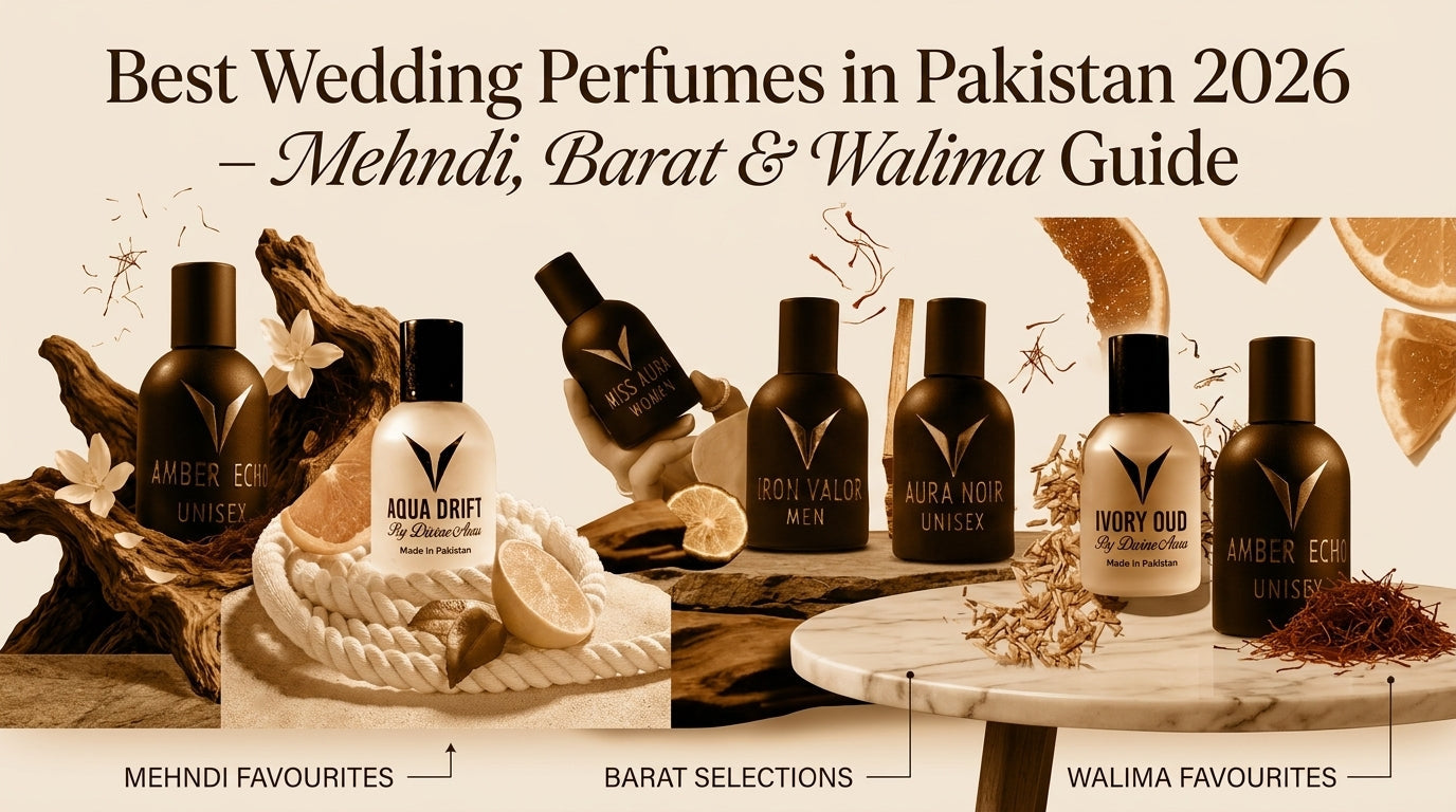 Best Wedding Perfumes in Pakistan 2026 – Mehndi, Barat &amp; Walima Guide